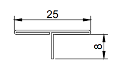 Hình ảnh kỹ thuật nẹp t25