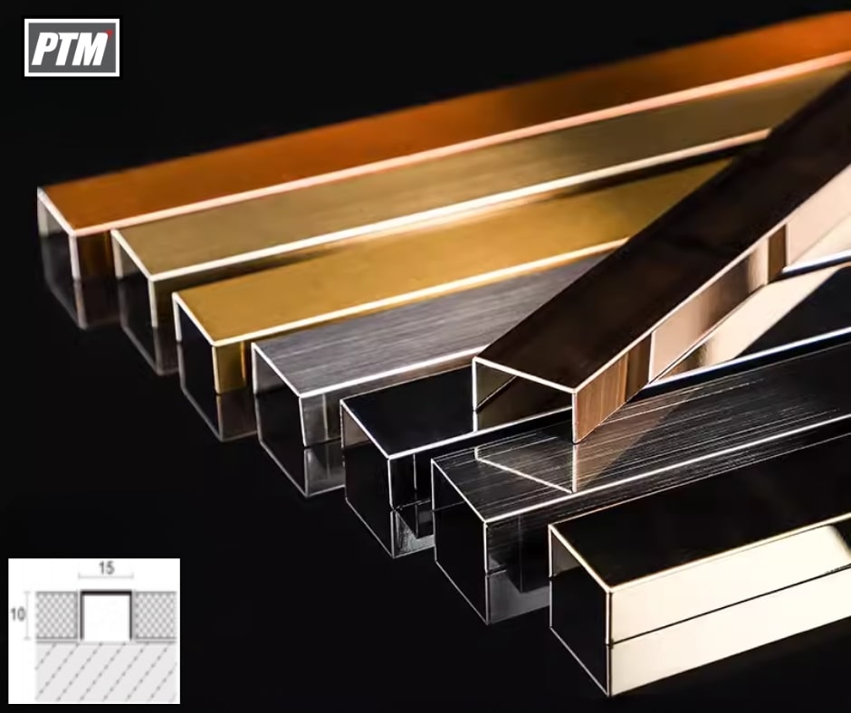 Hình ảnh kỹ thuật nẹp u inox loại u25